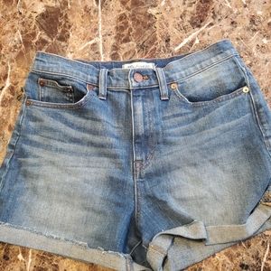 Madewell cutoff shorts.